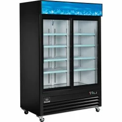 Nexel® Merchandiser Refrigerator, 2 Door, 53.1''Wx31.9''Dx84.4''H