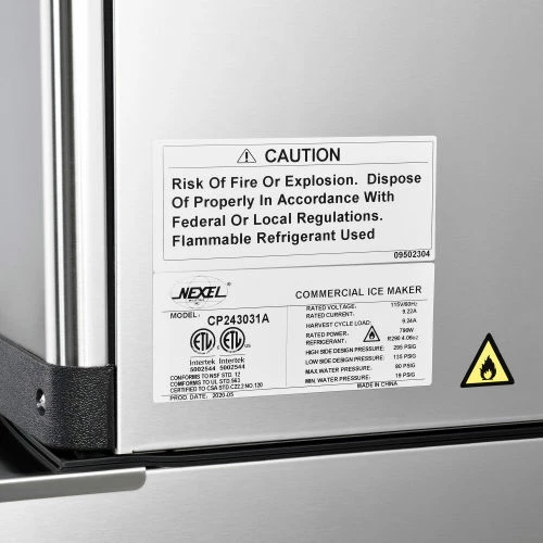 Nexel® Modular Ice Machine With Storage Bin, Air Cooled, 350 Lb. Production/24 Hrs. - Image 13