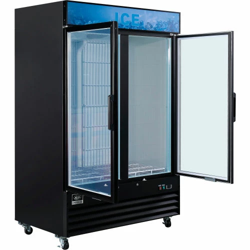 Nexel® Ice Merchandiser, 2 Swing Glass Doors, 45 Cu. Ft. - Image 2
