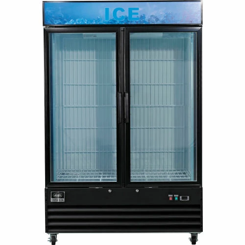 Nexel® Ice Merchandiser, 2 Swing Glass Doors, 45 Cu. Ft. - Image 3