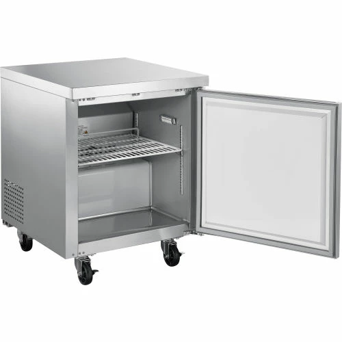 Nexel® Undercounter Freezer, Solid Door, 5.5 Cu. Ft., Stainless Steel - Image 2