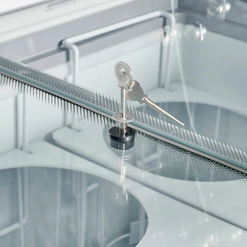 Nexel® Ice Cream Dipping Cabinet w/ Sneeze Guard Cover, 71"W - Image 9