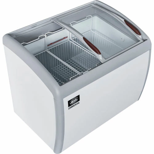 Nexel® Ice Cream Freezer, Curved Glass Lid, 39"W - Image 4