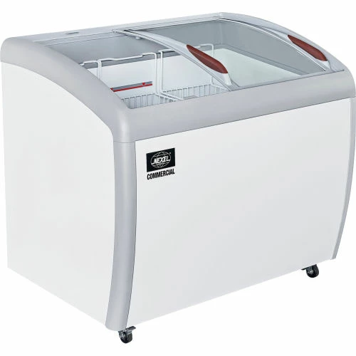 Nexel® Ice Cream Freezer, Curved Glass Lid, 39"W - Image 5