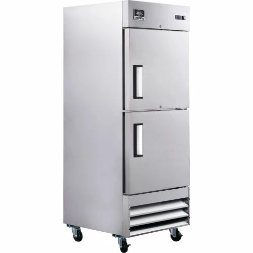 Nexel® Reach In Split Door Freezer, 2 Solid Doors, 23 Cu. Ft.