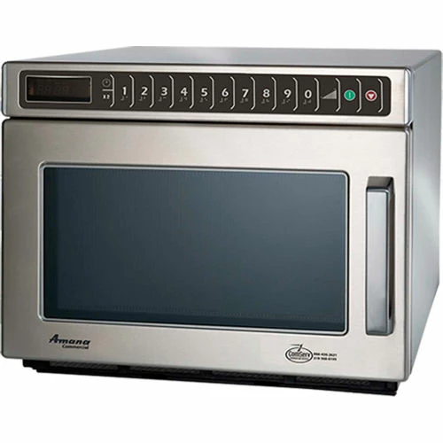 Amana® HDC212, Commercial Microwave, 0.6 Cu. Ft., 2100 Watt, Keypad