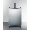 Summit Appliance Summit-Undercounter Beer Dispenser, Built-In Use, No-Frost, S/S Door, Digital Thermostat