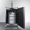 Summit Appliance Summit-Undercounter Beer Dispenser, Built-In Use, No-Frost, Digital Thermostat
