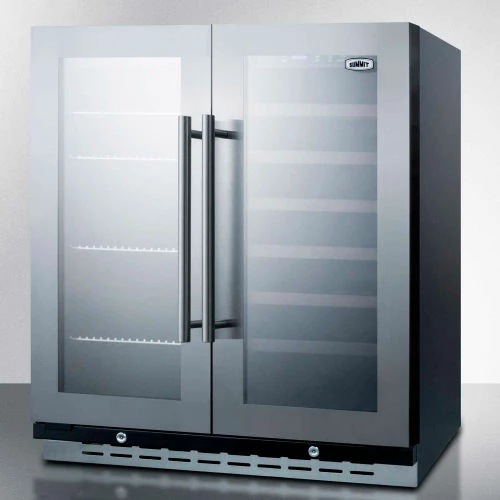 Summit Appliance Summit-Built-In Undercounter Dual Zone Wine & Beverage Cooler W/Locks, 30" Wide - Image 3