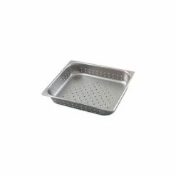 Alegacy 8122P - Half Size Perforated Steam Table Pan, 4 1/2 Qt. - Pkg Qty 12