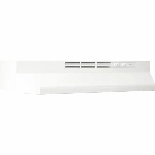 Broan 412401 24 Inch Range Hood, Non-ducted, 2-Speed Rocker, Light