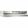 Broan 412404 24 Inch Range Hood, Non-ducted, 2-Speed Rocker, Light