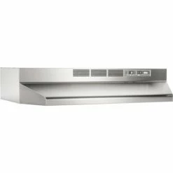 Broan 413004 30 Inch Range Hood, Non-ducted, 2-Speed Rocker, Light, 160 CFM