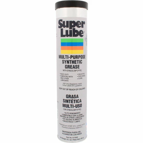 SuperLube Super Lube 14.1 oz Multi-Purpose Synthetic Grease, NLGI 0 with Syncolon, PTFE, Cartridge - Pkg Qty 12