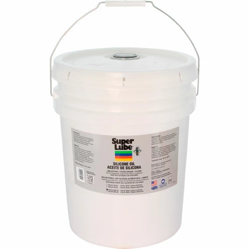 SuperLube Super Lube Silicone Oil, 5000 cSt, 5 gal Pail, Clear