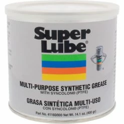 SuperLube Super Lube 14.1 oz Multi-Purpose Synthetic Grease, NLGI 000 with Syncolon, PTFE, Canister - Pkg Qty 12
