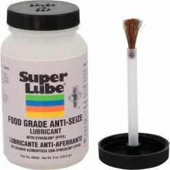 SuperLube Super Lube 8 oz Food Grade Anti-Seize Lubricant with Syncolon, PTFE, White, Bottle - Pkg Qty 6