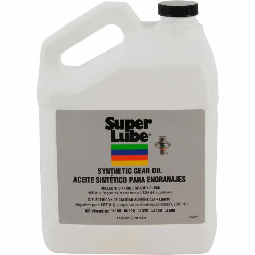 SuperLube Super Lube® Synthetic Gear Oil ISO 220, 1 Gallon Bottle - 54201 - Pkg Qty 4