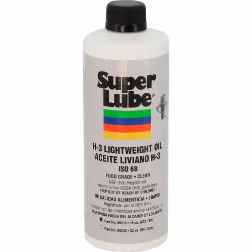 Superlube® H3 Direct Food Contact Multi Purpose Oil - 16 Oz. - Pkg Qty 12