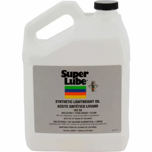 SuperLube Super Lube® Oil W/O PTFE Low Viscosity, Lt. Wgt., 1 Gallon Bottle - 52040 - Pkg Qty 4