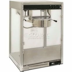 Benchmark USA 11147 Silver Screen Popcorn Machine 14 oz Silver 120V 1760W