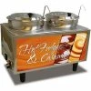 Benchmark USA Benchmark Double Hot Fudge/Caramel Warmer W/ Ladles - 7 Quart Capacity - 51072-H