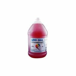 Benchmark USA Snow Cone Syrups - Strawberry - Pkg Qty 4