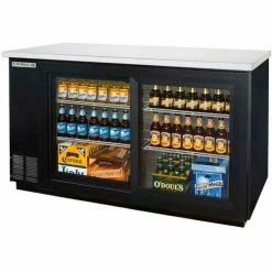 Beverage Air Sliding Glass Door Back Bar Refrigerator BB-GSY Series - BB58HC-1-GS-B