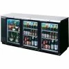 Beverage Air Glass Door Back Bar Refrigerator BB-G Series, 79"W - BB78HC-1-G-B
