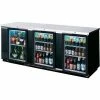 Beverage Air Glass Door Back Bar Refrigerator BB-G Series, 95"W - BB94HC-1-G-B