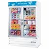 Beverage Air Two Door Glass Door Merchandiser Freezer, 52"W -MMF49HC-1-W