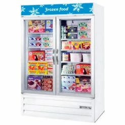 Beverage Air Two Door Glass Door Merchandiser Freezer, 52"W -MMF49HC-1-W