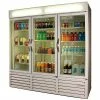 Beverage Air® MMR72HC-1-B Merchandiser Refrigerator - Three Glass Doors