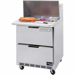 Beverage Air Food Prep Tables SPED27 Elite Series Cutting Top w/ Drawers, 27"W - SPED27CHC-B