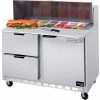 Beverage Air Food Prep Tables SPED48 Elite Series Cutting Top w/ Drawers, 48"W - SPED48HC-08C-4