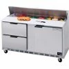 Beverage Air Food Prep Tables SPED60 Elite Series Cutting Top w/ Drawers, 60"W - SPED60HC-16C-4