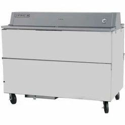 Beverage Air® STF58HC-1-W - School Milk Cooler, Dual Access, Forced-Air, 58"W, White
