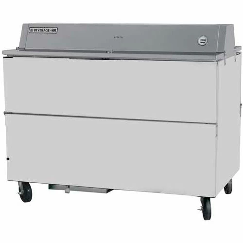 Beverage Air® STF58HC-1-W - School Milk Cooler, Dual Access, Forced-Air, 58"W, White