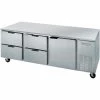 Beverage Air Undercounter Refrigerator w/ Drawers UCRD 32"D Series, 93"W - UCRD93AHC-4