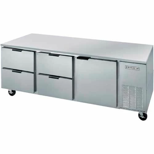 Beverage Air Undercounter Refrigerator w/ Drawers UCRD 32"D Series, 93"W - UCRD93AHC-4