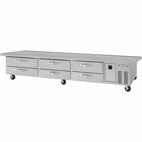 Beverage Air Refrigerated Chef Bases w/ 6 Drawers WTRCS112 Series, 120"W - WTRCS112HC-1-120