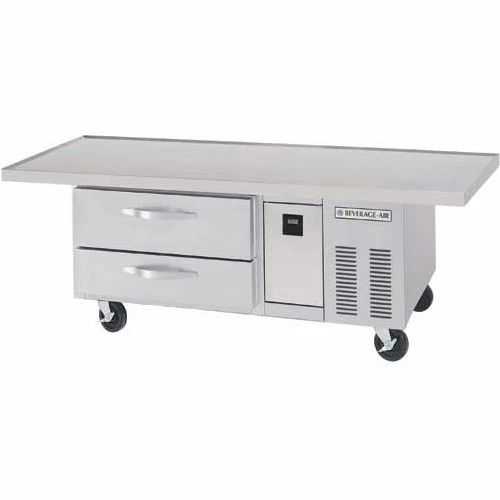 Beverage Air Refrigerated Chef Bases w/ 2 Drawers WTRCS52 Series, 72"W - WTRCS72HC