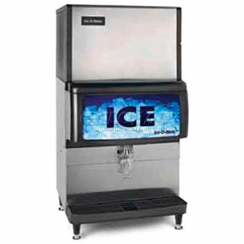 Ice-O-Matic Ice Dispenser, Counter Model, Approximately 200 Lb Storage Capacity Cube And Pearl Ice