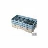 Cambro 10HS434151 - Camrack Glass Rack 10 Compartments 5-1/4" Max. Height Soft Gray NSF - Pkg Qty 4
