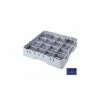 Cambro 16S418186 - Camrack Glass Rack 16 Compartments 4-1/2" Max. Height Navy Blue NSF - Pkg Qty 5