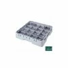 Cambro 16S900119 - Camrack Glass Rack 16 Compartments 9-3/8" Max. Height Sherwood Green NSF - Pkg Qty 2