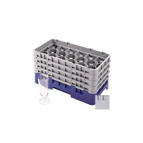 Cambro 17HE2151 - Half Drop Extender, Half Size, 17-Comp, 19-3/4x10x2, Adds 1-5/8" To Ht, Soft Gray - Pkg Qty 12