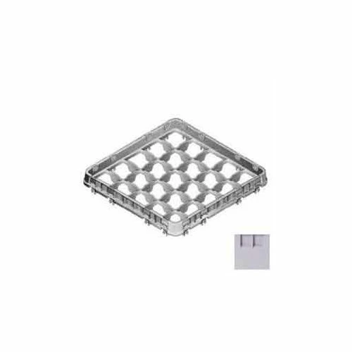 Cambro 20E2151 - Full-Size, 1/2 Drop Extender, 20-Comp, 19-5/8x19-5/8x2, Adds 1-5/8" Height, Gray - Pkg Qty 12