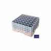 Cambro 36S434186 - Camrack Glass Rack Low Profile 36 Compartments 5-1/4" Max. Height Navy Blue - Pkg Qty 4