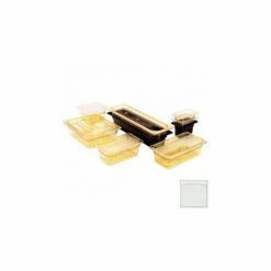 Cambro 44PP190 - Food Pan, 1/4 Size, 4" Deep, Translucent Polypropylene, NSF - Pkg Qty 6